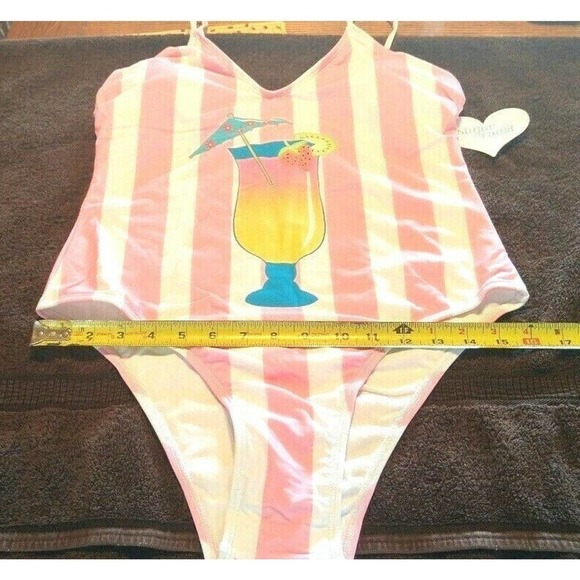 Lolli Womens Large Swimsuit One Piece Tank NEW - Picture 3 of 9